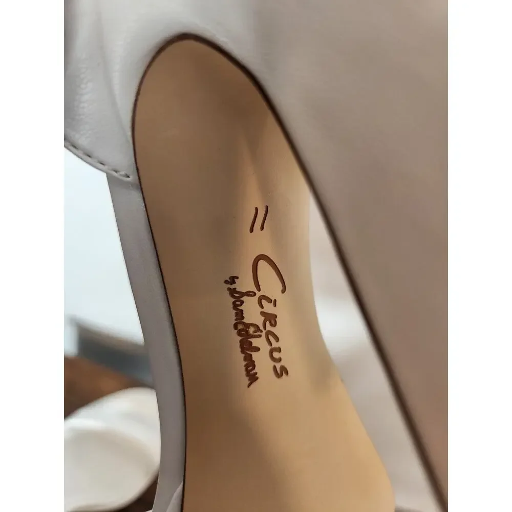 Women's white size 11 Circus by Sam Edelman Holmes Heels Sandals